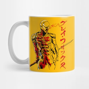 Gray Cyborg Jaeger 4.0 Mug